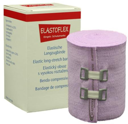 ELASTOFLEX Langzugbinde 10 cm x 7 m Lilac (gedehnt 200%) - 1 Stück
