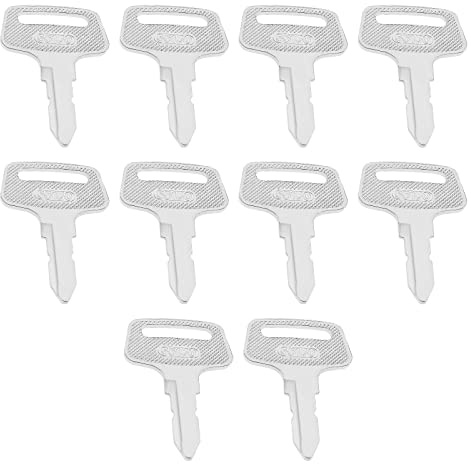 OTOTEC 10 Chiavi Di Ricambio Per Interruttore Di Accensione 37410-55150 Compatibile con Kubota Trattore Compatibile con Modelli BX1500 BX1800 BX1830 BX22 BX2200 Chiavi Di Interruttore Di Accensione