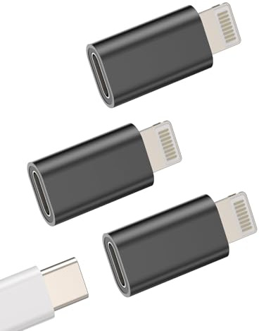 Adaptateur Lightning vers USB C(lot de 3)prise USBC Femelle Iphone Mâle Convertisseur Type Jack Chargeur Cable pour Apple 14 13 12 11 Pro Max Mini 7 8 Plus X Se Ipad Air Charger Port Câble Connecteur
