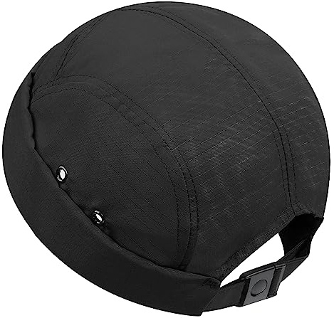 CLAPE Docker Cap Ohne Schirm Wasserabweisend Seemannsmütze Matrosenmütze | 5 Panel,Leicht,Faltbar,Verstellbar,Fischermütze für Reisen,Radfahren,Wandern,Camping,Angeln,Freizeit
