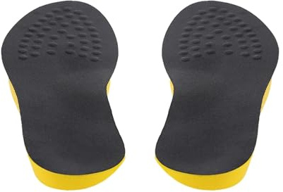 2 par O/X Ben Ortopediska innersulor, supination och överpronationshållning Korrigerande ortotiska innersulor, för kvinnor och män X/O Valgus Varus skoinlägg (Color : 2 Pairs Black, Size : 35/37)