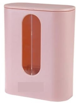 WaLdor Distributore di bicchieri monouso Portabicchieri di carta a doppio cilindro con coperchio Bicchieri di plastica da parete for ufficio Portabicchieri in Plastica (Color : 02)