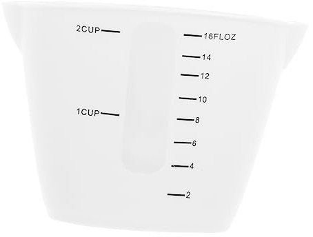MAGICLULU 1Stk Messbecher graduierte Plastikbecher Medizinbecher flüssig Medikamentenbecher Küchenmaß Backwerkzeug Küchenversorgung Backen graduierter Becher Messlöffel Mischbecher Kieselgel