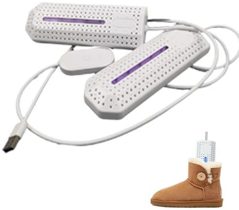ZHUMCCY Asciugascarpe | Deodorante per asciuga scarpe USB con riscaldamento a 360 gradi | Asciuga piedi USB con timer e rimuovi odori, asciuga scarponi da sci per guanti, calzini, scarpe