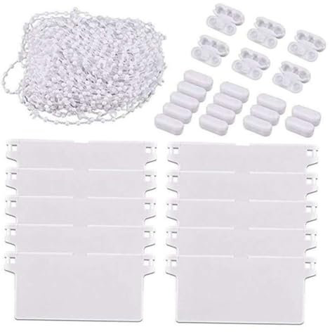 Alipis Vorhangzubehör Kunststoff Zubehör Für Vertikaljalousien Lamellen Teile Und Bodenplatten Für Jalousien 89mm Transparent Langlebig