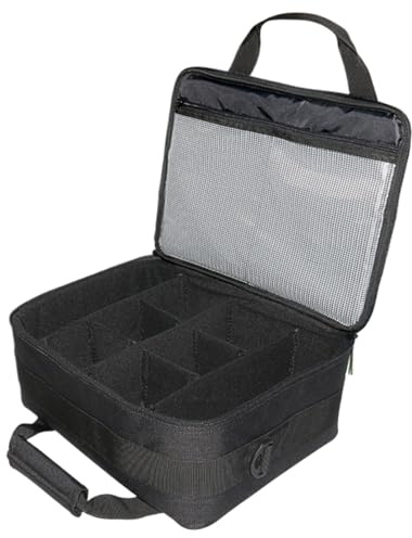 Estuche de Almacenamiento para carretes de Mosca - Organizador de carretes de Pesca, Paquete Oxford con múltiples Bolsillos | Bolsa de Almacenamiento de Pesca Impermeable, Estuche de Carrete de Pesca