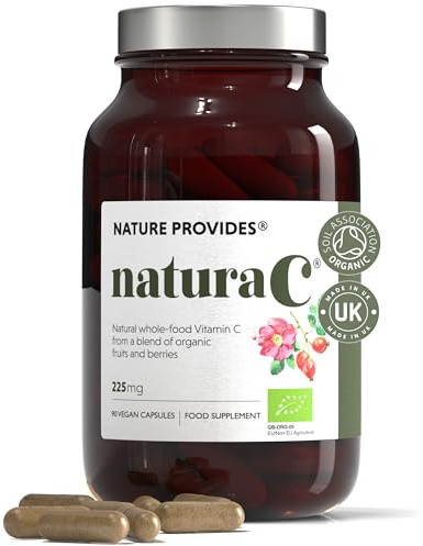 Nature Provides naturaC Organic Vitamin C 225mg Whole-Food - 90 Capsules