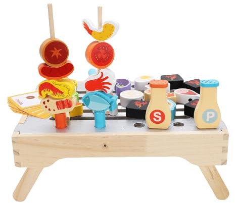 Fafeims Outdoor-Spielzeug-Grill-Set, -Spielgrill, Küchenspielzeug, 11,8 Zoll Outdoor-Spielset für 1 2 3 4 5 Jahre Alte und Mädchen, Küchen-Spielset
