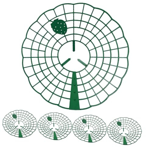 DIYEAH Lot de 5 Supports à Fraisiers en Plastique pour Jardinage Extérieur, Étagère à Légumes pour Balcon, Rack d'escalade pour Plantes Grimpantes, Cadre de Culture Optimisant
