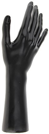 Sharplace (1 Packung Schaukasten Dekohand Präsentationshand, Weibliche Schmuckhand, Schmuckhalter Hand zur Ring, Armband, Display, Schwarz