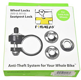 Hard to find Bike Parts PINHEAD WHEEL & SEAT LOCKING SYSTEM FOR M9 & M10 SOLID AXLE CYCLE WHEEL & 28.6mm/31.8mm SEATPOST LOCK RRP £39.99