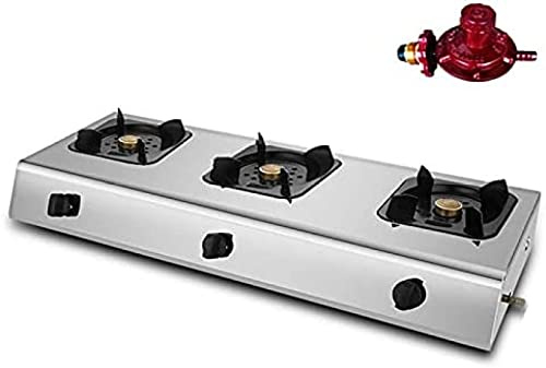 KRASS Desktop Gas Stove, 3/4/6/8 Burners, Liquefied Gas Stoves, Stainless Steel Tabletop Stoves, Commercial Kitchens, Hotels, Restaurants, Etc,A2-89.5x35.4x31cm/35.2X13.9X12.2in,Collector88