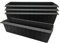 Pflanzkästen aus wetterfestem Material Europaletten - Vertikaler Garten für Balkon und Garten - Pflanzkübel 37x13,5x9,5 cm einfache Montage und Flexibles Design Balkon Dekoration (4er Set)