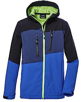 Killtec Pojkar Kow 158 Bys Sftshll jacka softshelljacka med huva/utomhusjacka är vattenavvisande