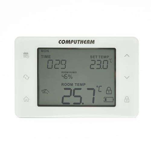 COMPUTHERM Thermostat d'ambiance numérique programmable Q20 avec capteur d'humidité