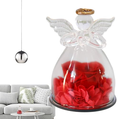 Lambo Regali di fiori Angel,Regalo angelo - eterno in figura d'angelo regalo per donna, regalo di conservazione, regalo di angelo per compleanno, Natale, matrimonio, compleanno