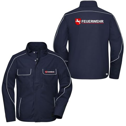 EinsEinsZwei Light-Softshelljacke Reflect Feuerwehr Niedersachsen 3XL