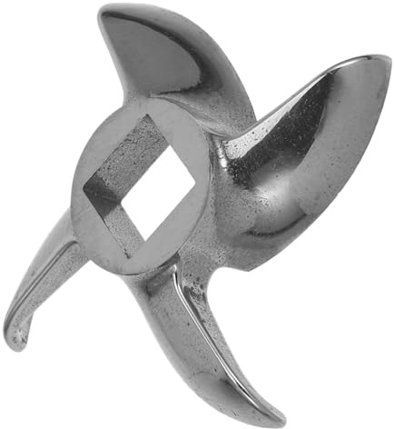 VERDANVERSE Lama Ricambio Tritacarne Acciaio Resistente Tipo Con Foro Quadrato e Diametro Accessorio Sostituzione Macina Carne e Stampi Per Salsiccia Professionale