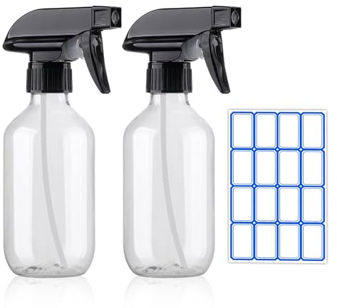 Cosmeria Flacone Spray Piccolo 300ml Senza BPA, Spruzzatore per Piante, Pulizia e Cucina, Spruzzatore con Impugnatura Confortevole e Impostazioni Multiple di Spruzzo