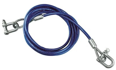 Lampa 60583 Cavo traino in acciaio lunghezza 3,5 metri, traino massimo 3500 kg, diametro 12 mm