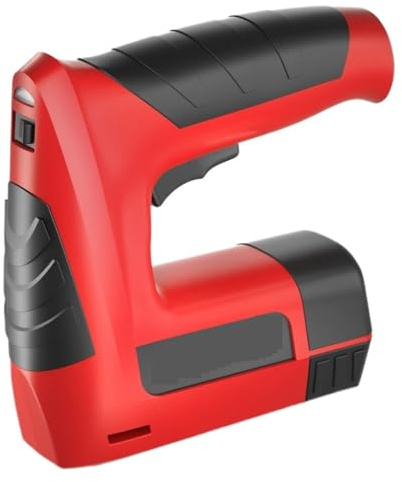 3in1 Cordless Staple Gun with 2500 Staples 4V Rechargeable Brad Nailer Set Electric Nail 1.5h Fast Charging Efficient Accurate Stapling