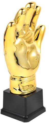IMIKEYA Coppa Calcio Portiere Oro in Plastica, Coppa per Miglior Giocatore, per Celebrazioni e Partite Funzione di Ispirazione e Motivazione