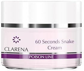 Clarena - Gesichtscreme Damen mit Schlangengift 50 ml - Anti Falten Creme für Reife Haut - Faltencreme mit Soforteffekt - Feuchtigkeitscreme Gesicht