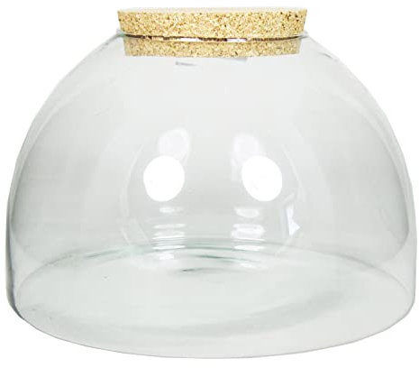 innaGLAS Bocal de Conservation avec Couvercle en liège MARENO, Transparent, 22 cm, Ø 30 cm - Bocal à provisions