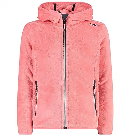 CMP Giacca Kid G con Cappuccio Fisso Unisex - Bambini e Ragazzi, Pesca, 176