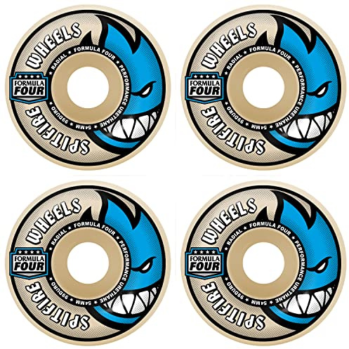 Spitfire Formula Four Skateboard-Räder, Radial 97, Natur, 54 mm