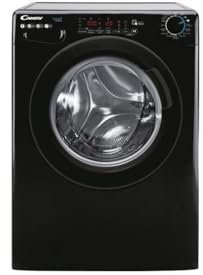 CANDY Lavadora frontal CS 129TMBBE-47, 9 kg, 16 programas, 1200 rpm, motor inversor, clase B, negro brillante