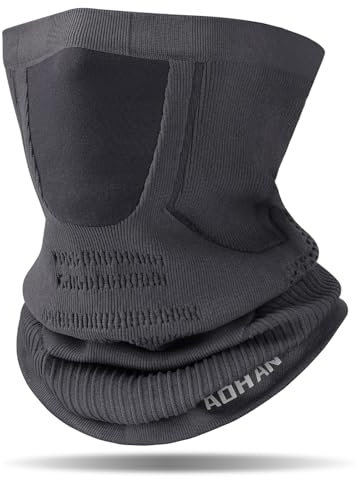 YANIKY Schlauchschal Ski Gesichtsschutz Mundschutz Halstuch Herren Damen, Atmungsaktiv Elastisch Gesichtsmaske Fahrrad Schal Winddicht Motorrad Bandana Nackenwärmer Sport Laufschal