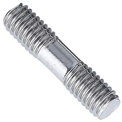 NORAZE Doppelendgewindestange 304 Edelstahl-Stehbolzen Stangenzahnstange Doppelkopf-Gewindestange M4 M5 M6 M8 M10 M12 (Color : Stainless Steel, Size : 190MM_M4 (5PCS))