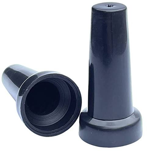 Umbrella Replacement Tip Cover Set 2Pcs Plastic Repair Accessories Black
