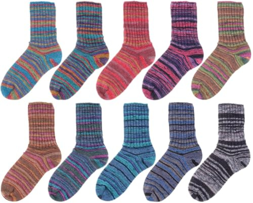 SUPERGARNE Sockenwolle Aktiv 4-fädig – 1000 g (10x100g), Strapazierfähig, Maschinenwaschbar, Made in EU, Ideal für Socken und Strickprojekt (Diamond)
