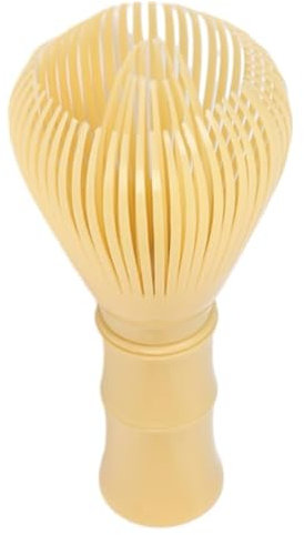 Joskeijky Frusta per Matcha Tradizionale Frusta per Matcha in resina PP riutilizzabile Chasen Agitatore per Matcha Lavabile in Lavastoviglie Tè Verde Matcha Giallo