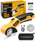 Saker Cordless Electric Scissors,Rechargeable Fabric Scissor with LED Light,Power Rotary Cutter for Leather Carpet Plastic Cutting,Sewing,Crafting,Cardboard Box Cutter with 2 Blades