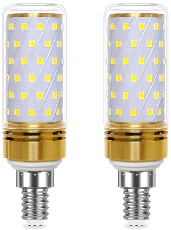 Jiotouhu LED Maiskolben E14 9W, 220-240V, 900LM Warmweiß 3000K, Nicht Dimmbar, Ersetzt 100W Glühbirnen, für Tischlampe Wandlampe Kronleuchter Stehlampe, 2 Stück