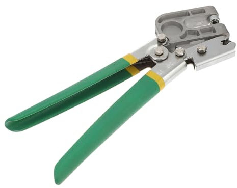 HOMSFOU Stahl Crimper Zange Mit Stanzverschluss Einhand-kielbefestigungszange Für Metallständer Und Blechprofile Professionelle Lochzange Für Trockenbauwände