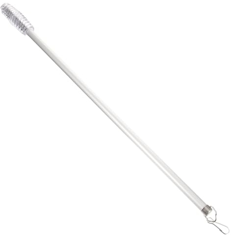 CLISPEED Bacchetta Argento da per in Tende Alluminio e Lega di 50 Cm Design Semplice di Sollevamento per Tende da Casa e Ufficio