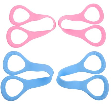 CONGARTENO 4 Piezas Bandas de Resistencia para Yoga con Diseño Banda Elástica de Entrenamiento para y Espalda Resistente y para Mujeres Ejercicio Casa y Gimnasio