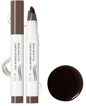 Crayon à sourcils – Crayon anti-taches de 1,25 ml, stylo à sourcils longue durée pour une définition naturelle, outil de maquillage précis, imperméable et résistant à la décoloration,