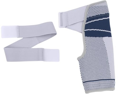 DAGLLGEW Hombrera para Hombres y Mujeres, Manga de compresión de Hombro Transpirable Ajustable para aliviar el Dolor del Manguito rotador desgarrado, Soporte para prevención de dislocaciones