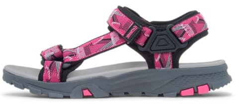 Cotswold Stanton Womens Black & Fuchsia Sandal