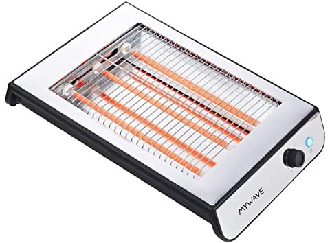 My Wave - Tostador Plano - Para Todo Tipo de Pan y Bollería - Tostador Horizontal con Potencia de 900W - Temperatura Regulable y 6 Niveles de Potencia - Indicadores Luminosos y Sonoros