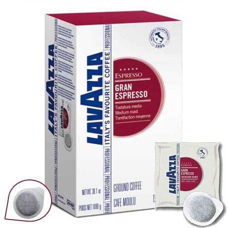 450 Cialde Caffe' Filtro Carta 44Mm Lavazza Gran Espresso Classico Tostatura Media