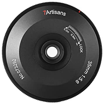 7artisans 35mm f5.6 Full-Frame Manual Focus Ultra-Thin Lens for Leica Panasonic L Serise Mirrorless Camera
