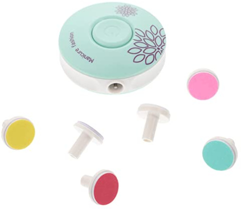 Elektrischer 1 Nageltrimmer Satz Kunststoff für Babys | Glättet Nägel Sanft, ohne Haut zu Kratzen, Inklusive 1 Aaa Batterie nicht Enthalten, Maniküre Werkzeug