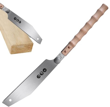 Scie à main pour bois - Scie manuelle de 13/22 pouces pour couper le bois, scie manuelle de coupe transversale pour menuiserie, scie à épingler à dents fines