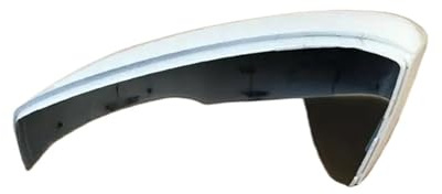 Copri Specchietto Laterale Nero Bianco Porta Ala Auto Retrovisore Sinistra Lato Destro Copertura Dello Specchio Cap Custodia Per VW Per POLO 2009-2017 1 Pz Calotta Retrovisore ( Color : Bianca , Misur